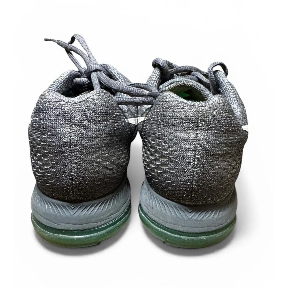 Nike Zoom Pegasus 34 Womens 6 Gray Green Running Shoes 878671-003‎